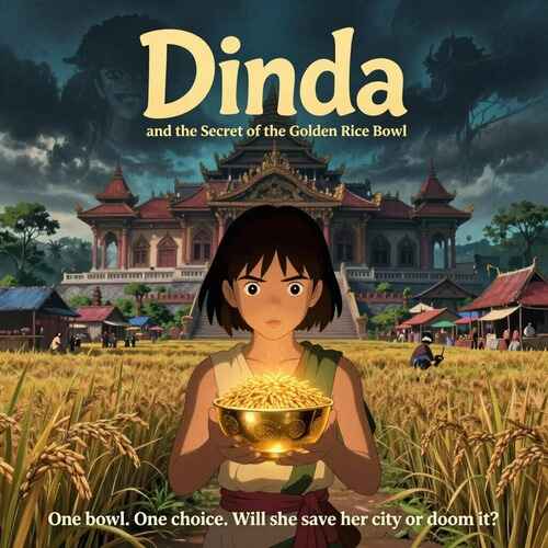 Dinda and the secret of the golden rice bowl