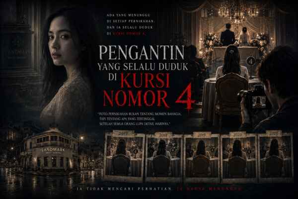pengantin yang selalu duduk di kursi nomor empat